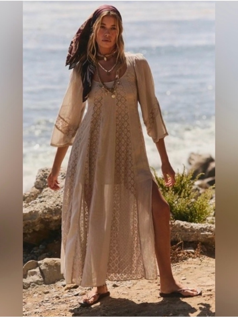 Free People Starlight Maxi Dress NWOT